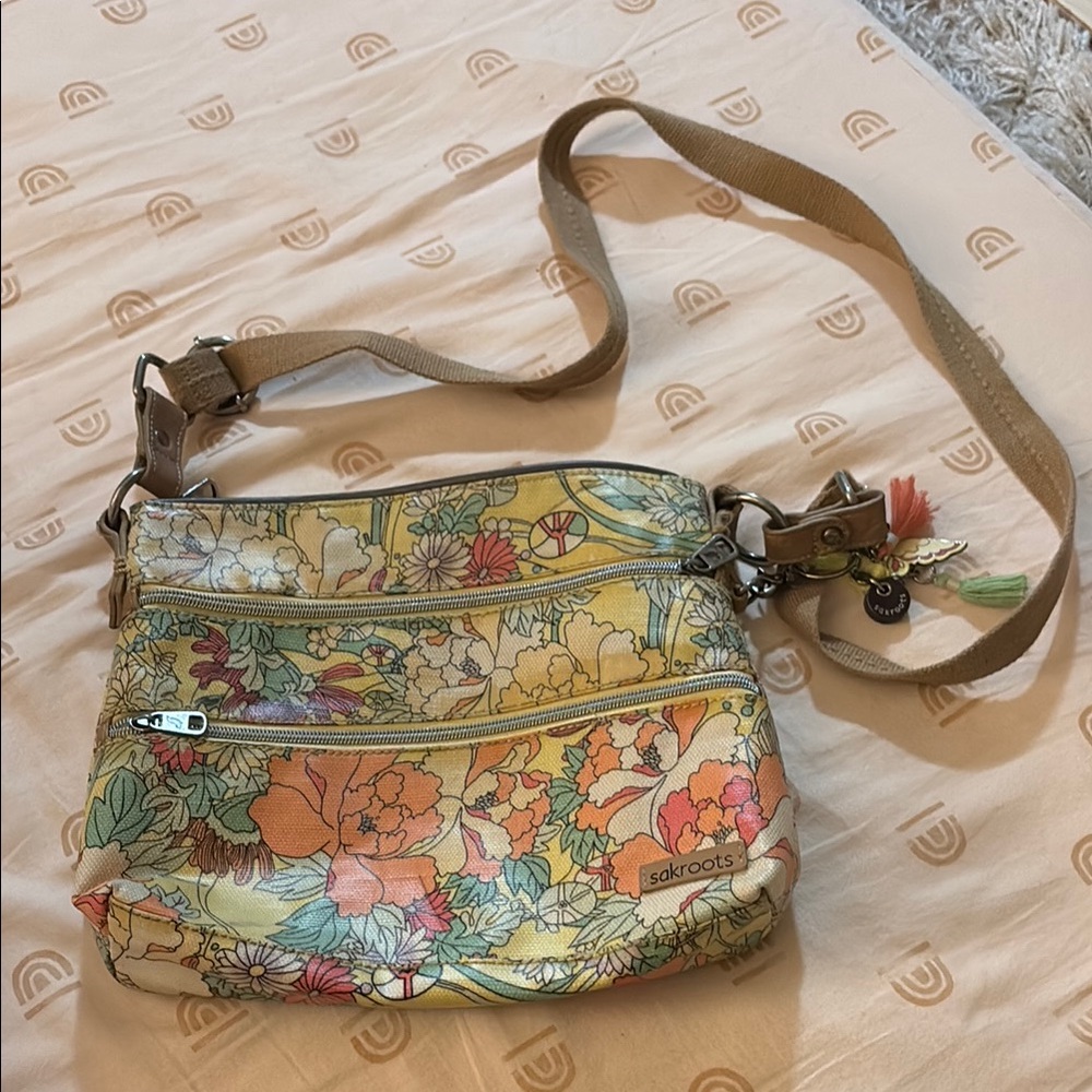 Sakroots Floral Crossbody Bag